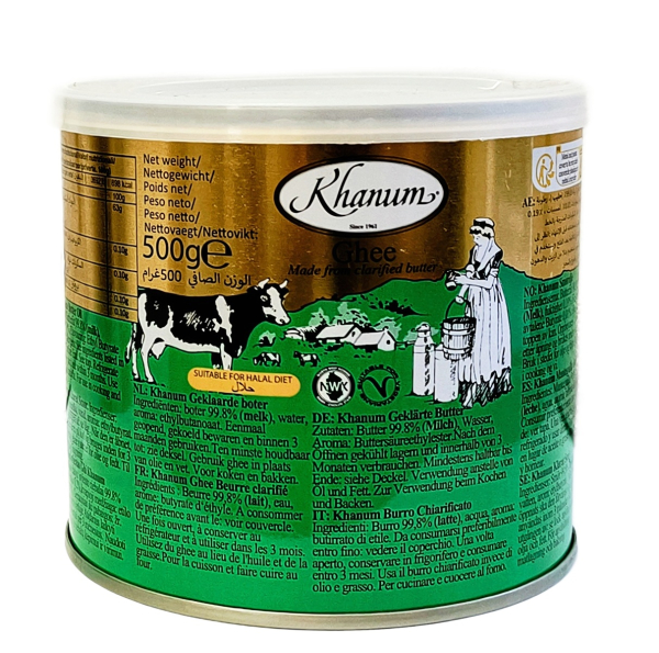 500g dose indisches butterreinfett, Ghee